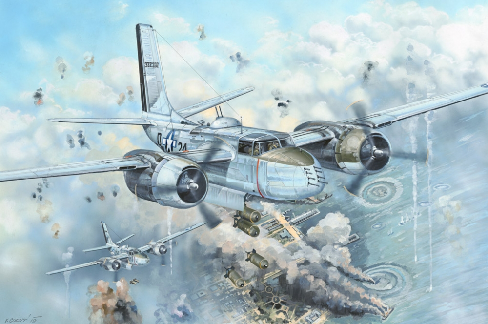 1:32 Сборная модель Авиация  A-26B Invader - 83213