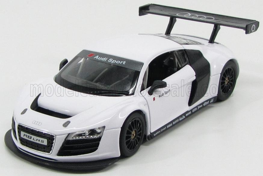 1:24 AUDI R8 Lms Ultra V10 N0 Costumer Racing (2012), White Carbon - 56100WH