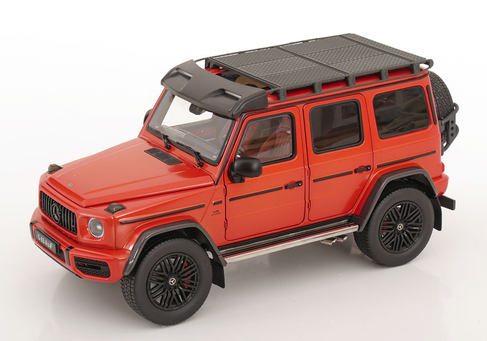 1:18 MERCEDES-BENZ AMG G63 W463 4x4 (2022), matt-orange metallic /black - 180055