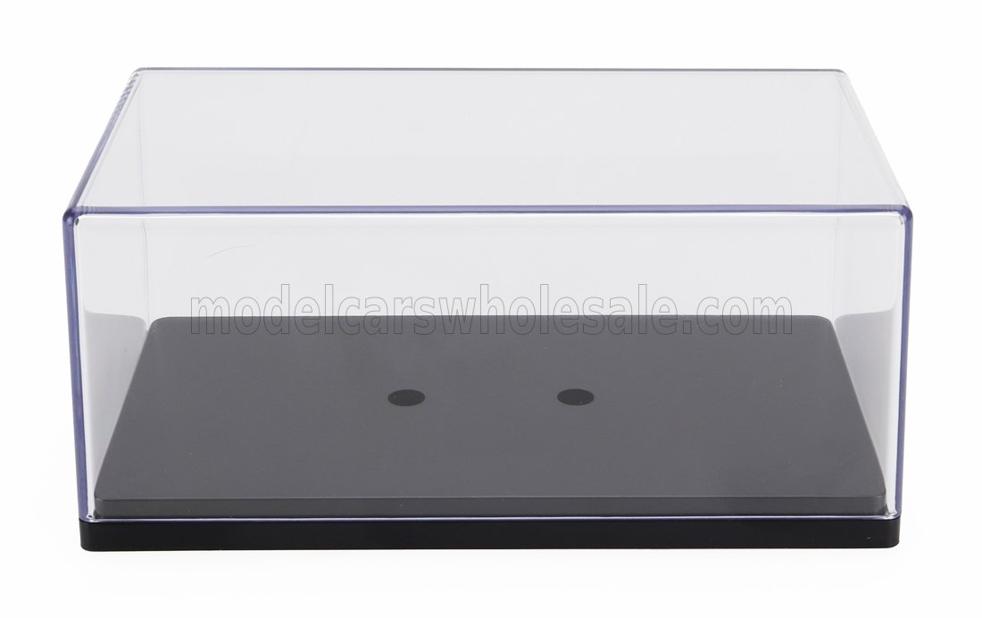 1:43 VETRINA DISPLAY BOX For 1/43 Base In Plastica Nera - Plastic Leather Base Black - Lungh.length Cm 14.5 X Largh.width Cm 8.0 X Alt.height Cm 6.3 (altezza Interna Interior Height Cm 5.0), Plastic Display - 143PB2-ABR1