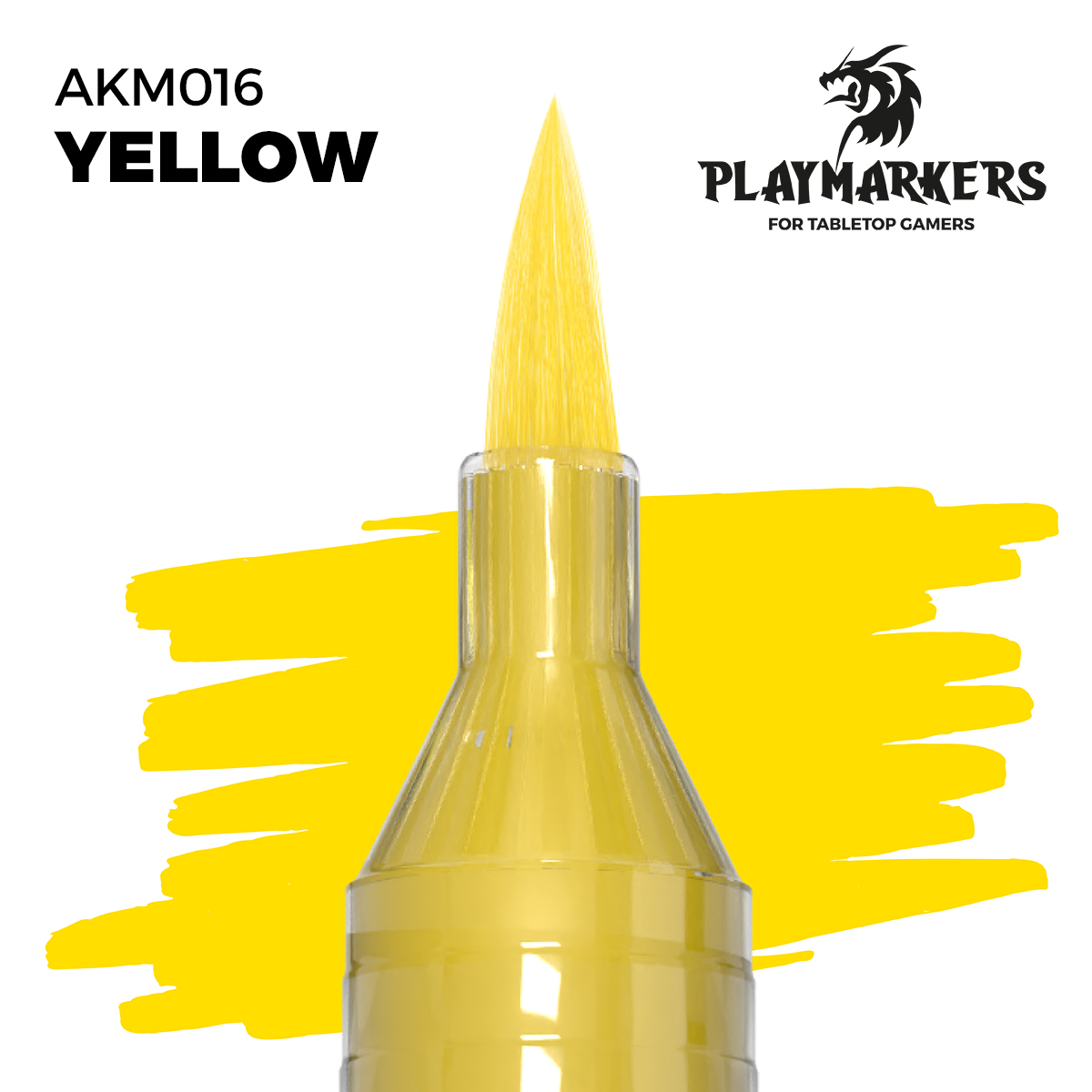 Маркер акриловый PLAYMARKER - Жёлтый / YELLOW – PLAYMARKER - AKM016