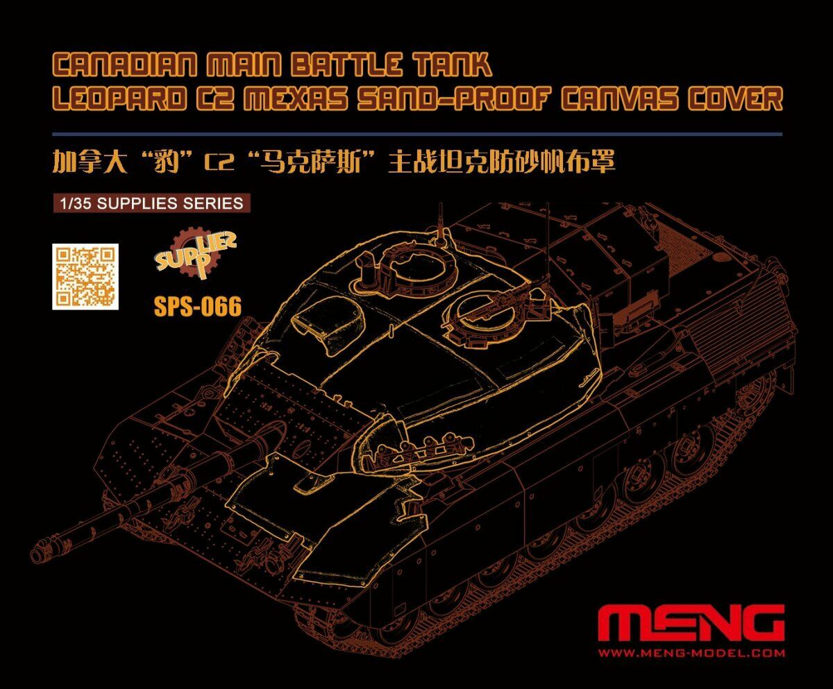 1:35 Набор дополнений Canadian Main Battle Tank Leopard C2 MEXAS Sand-Proof Canvas Cover - SPS-066