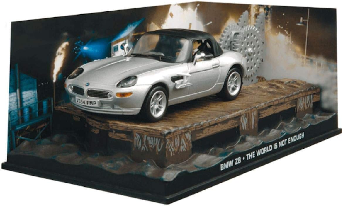 1:43 BMW Z8 E52 из фильма Джеймс Бонд 007 - И целого мира мало (1999) серебристый (с фигуркой) - JB04-F