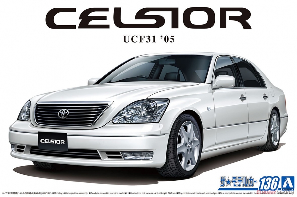 1:24 Сборная модель TOYOTA Celsior 05 - 06508