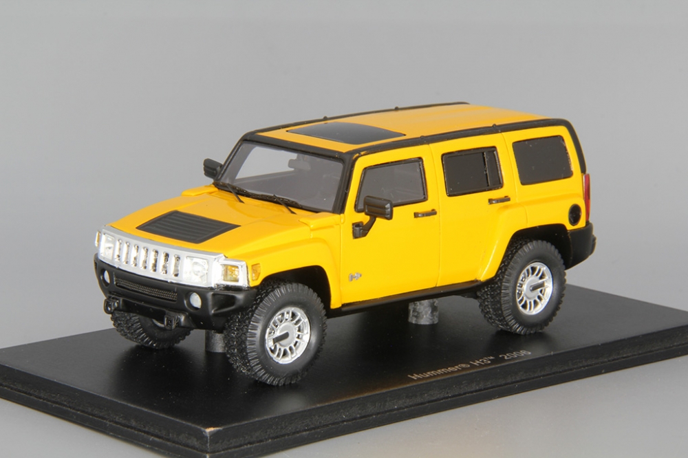 1:43 HUMMER H3 (2006), yellow - S0874