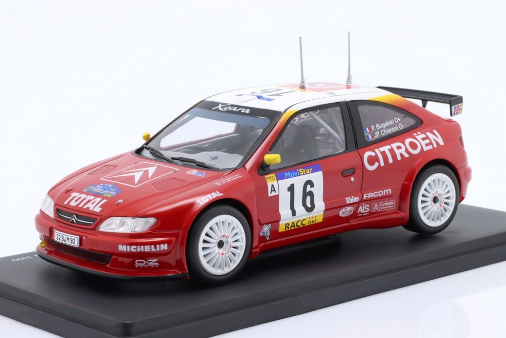 1:24 CITROEN Xsara Kit Car #16 'Citroën Sport' Bugalski/Chiaroni Winner Rally Catalunya-Costa Brava (1999) - 24WRC532