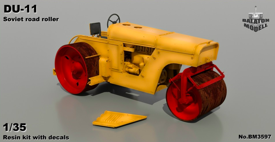 1:35 Сборная модель DU-11 Soviet road roller (RIM) - BM3597