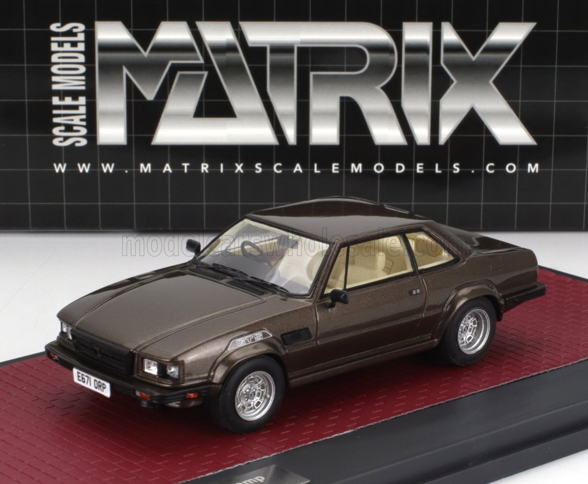 1:43 DE TOMASO Longchamp Gts/e (1988), Brown Met - MX40404-031