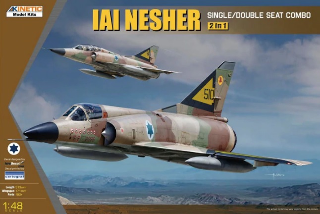 1:48 Сборная модель Истребитель IAI Nesher - K48056