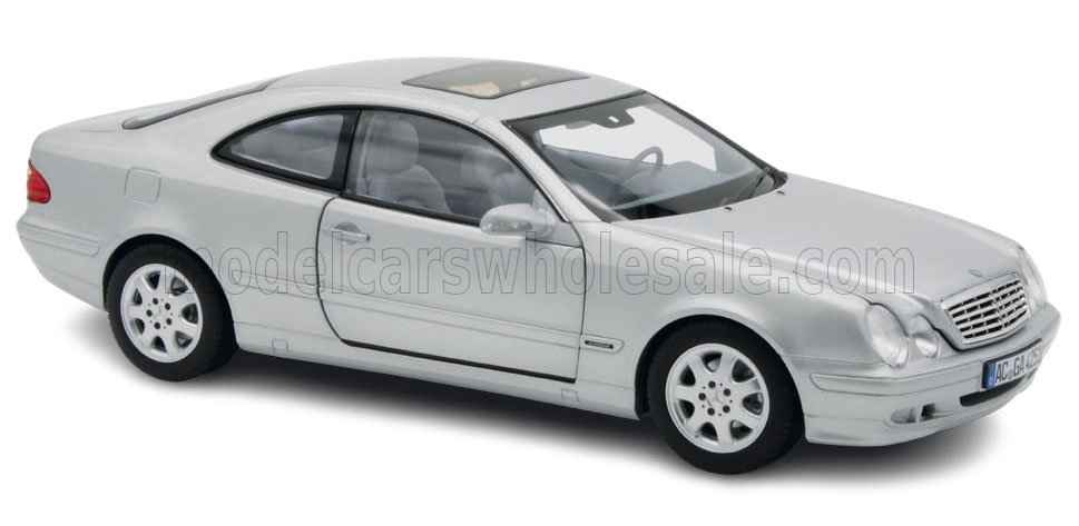 1:18 MERCEDES-BENZ CLK-CLASS (C209) Coupe (2000), silver - 183335