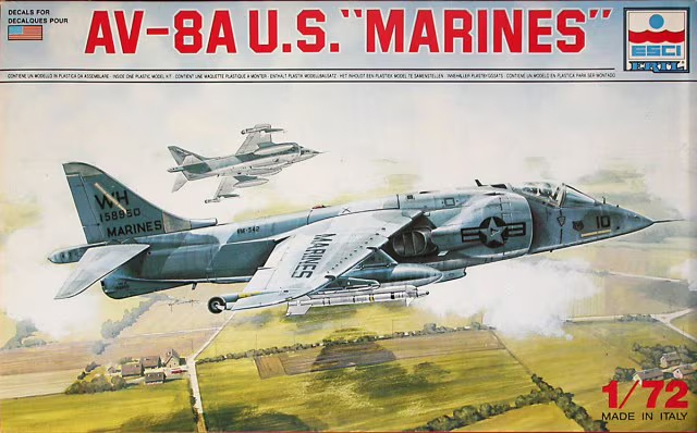1:72 Сборная модель AV-8A U.S. 'Marines' - 9051-X1