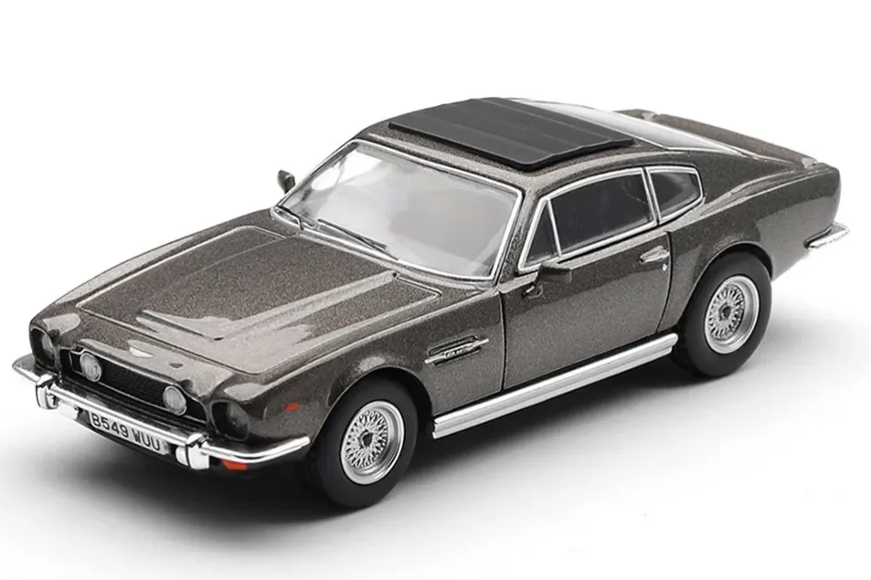 1:64 ASTON MARTIN V8 Vantage *The Living Daylights* Weapons Off German Blister Packaging (1987), grey - MGT00916-007G