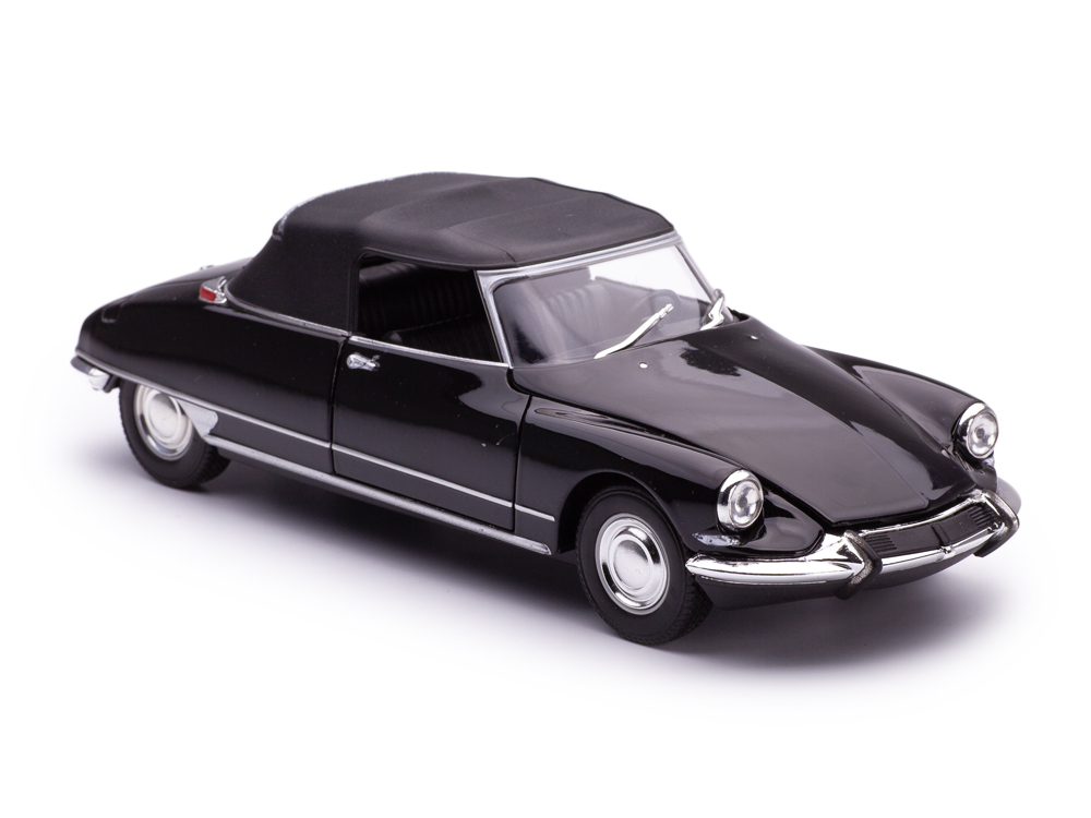 1:24 CITROEN DS 19 Cabriolet с тентом, черный - 22506HBK