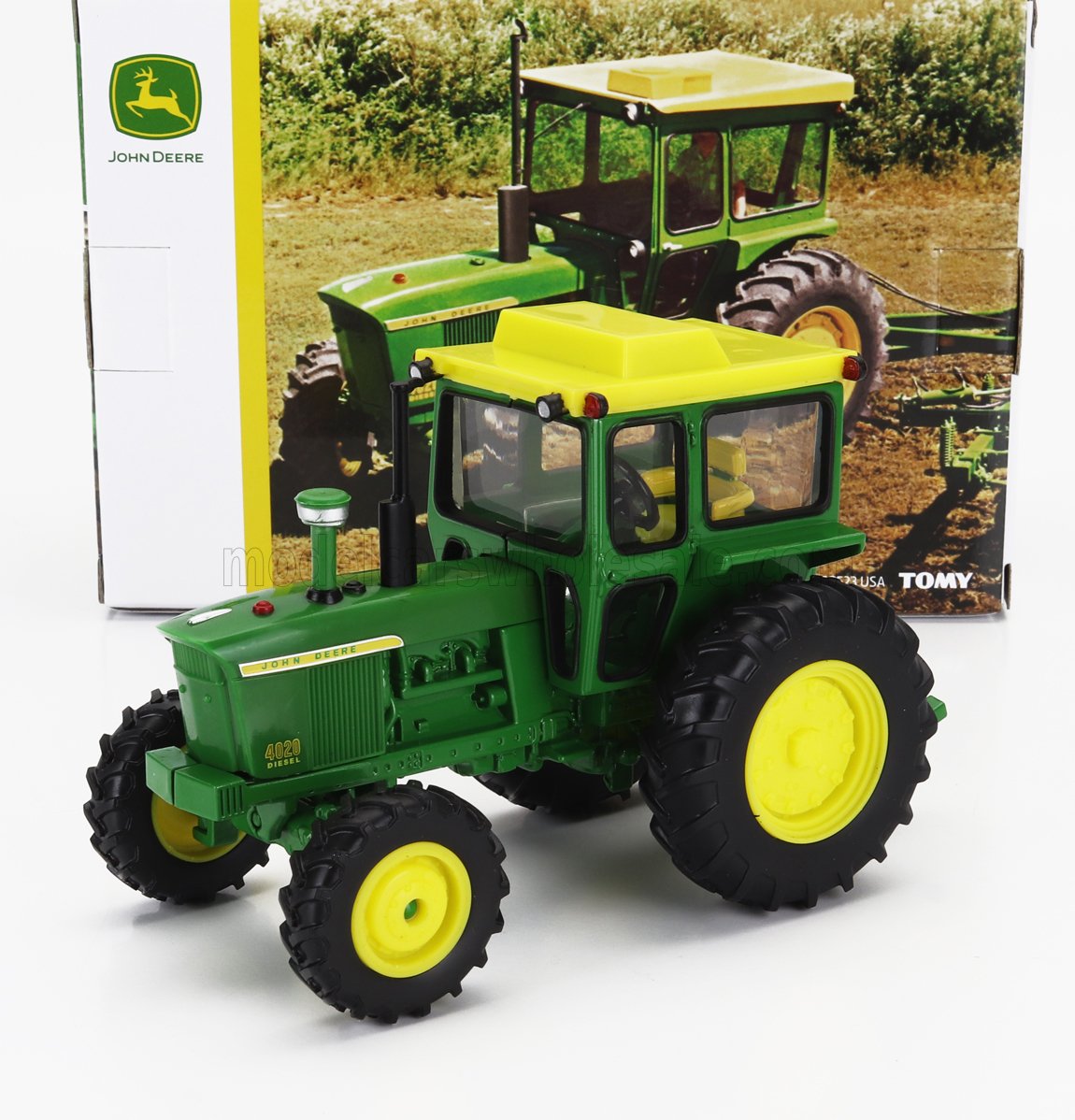 1:32 JOHN DEERE 4020 Tractor (1965), Green Yellow - 43362