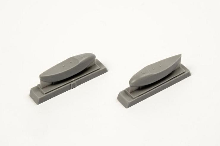 1:72 Vampire Mk.I Underwing Slipper Tanks (2 pcs), for SH kit - Q72306