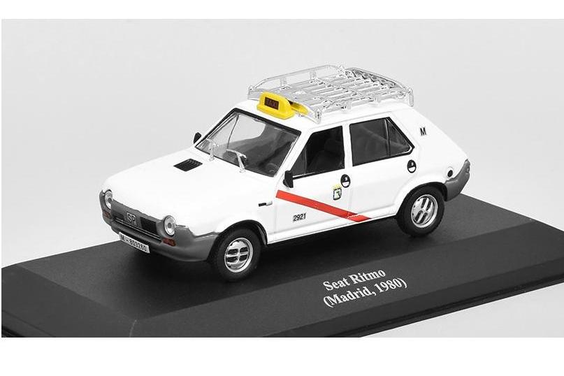 1:43 SEAT Ritmo Madrid Taxi (1980), white - 248-M29-19