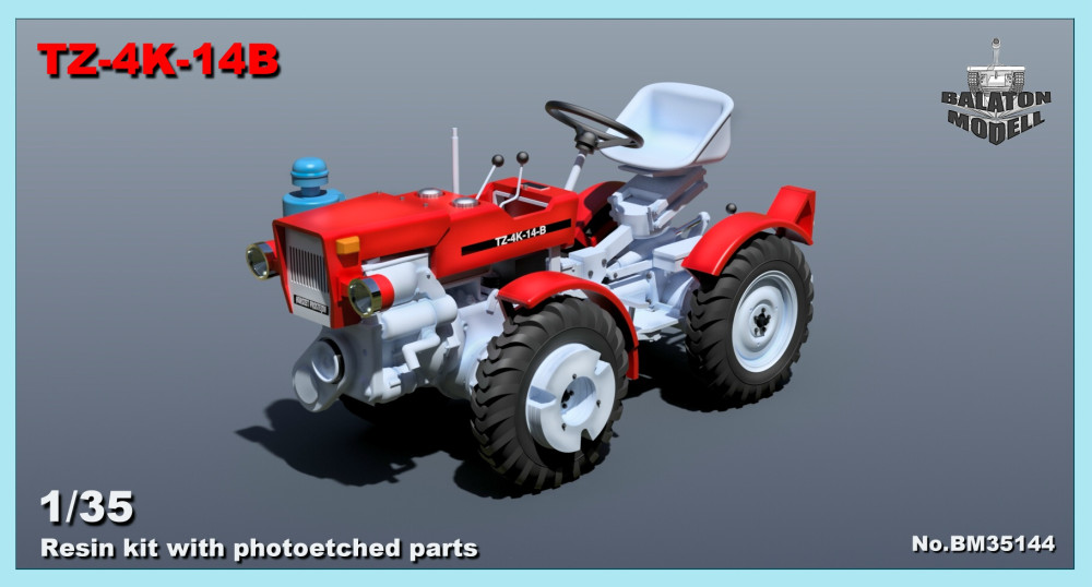 1:35 Сборная модель ТЗ-4К-14Б Трактор / TZ-4K tractor (BCC) - BM35144