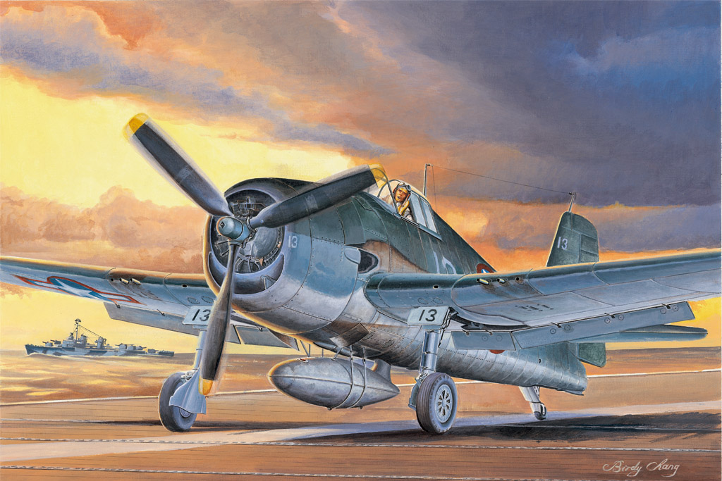 1:48 Сборная модель Самолет F6F-3 Hellcat Late Version - 80359
