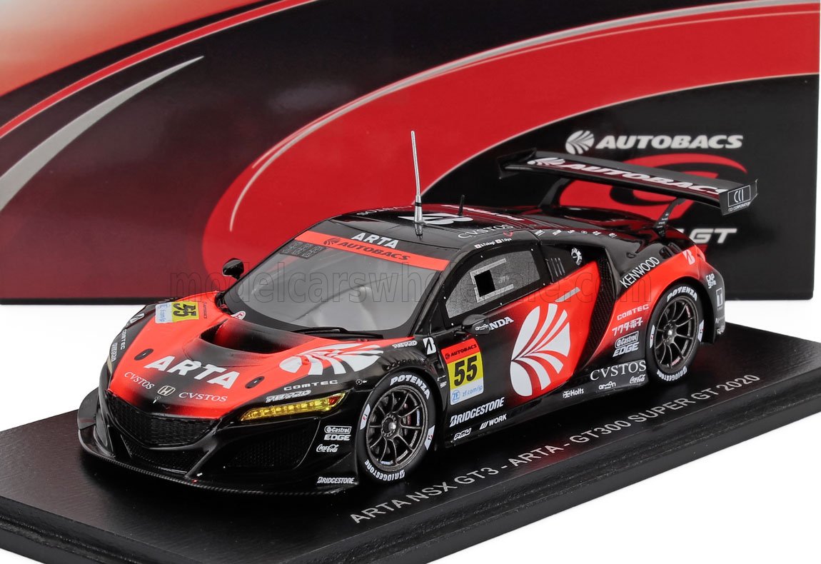 1:43 HONDA NSX GT3 Evo №55 ARTA Toshiki Oyu, Shinichi Takagi (2020) - SGT001