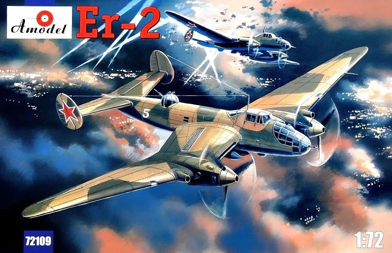 1:72 Сборная модель Самолет Ермолаев Ер-2 - 72109