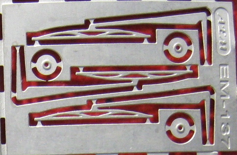 1:43 Фототравление Дворники для Минский 6422, матовый никель - EM-137-1