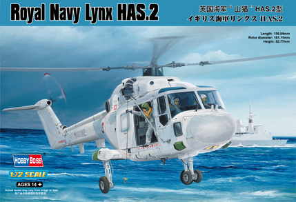 1:72 Сборная модель Royal Navy Lynx HAS.2 - 87236