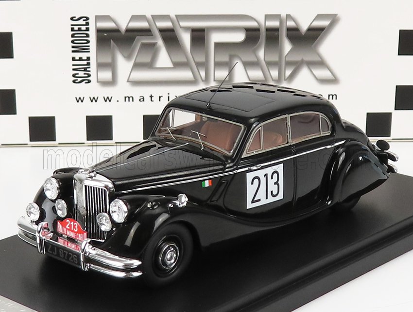 1:43 JAGUAR Mkv 3.5l N213 Rally Montecarlo (1951) N.t.Bailey - M.Carey, black - MXR41001-042
