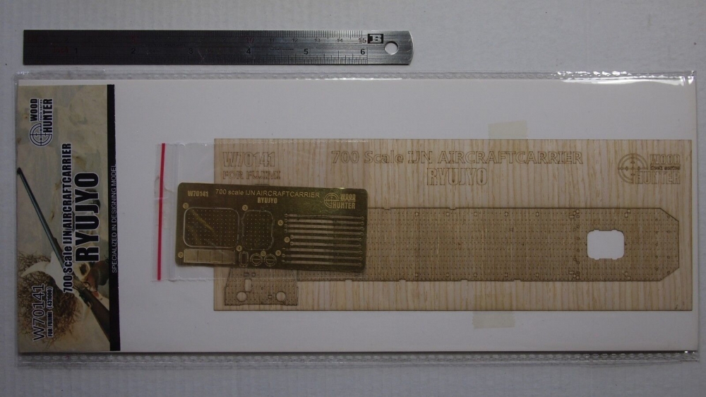 1:700 Набор деталей IJN Aircraftcarrier Ryujyo Wooden Deck (Fujimi 431000) - W70141