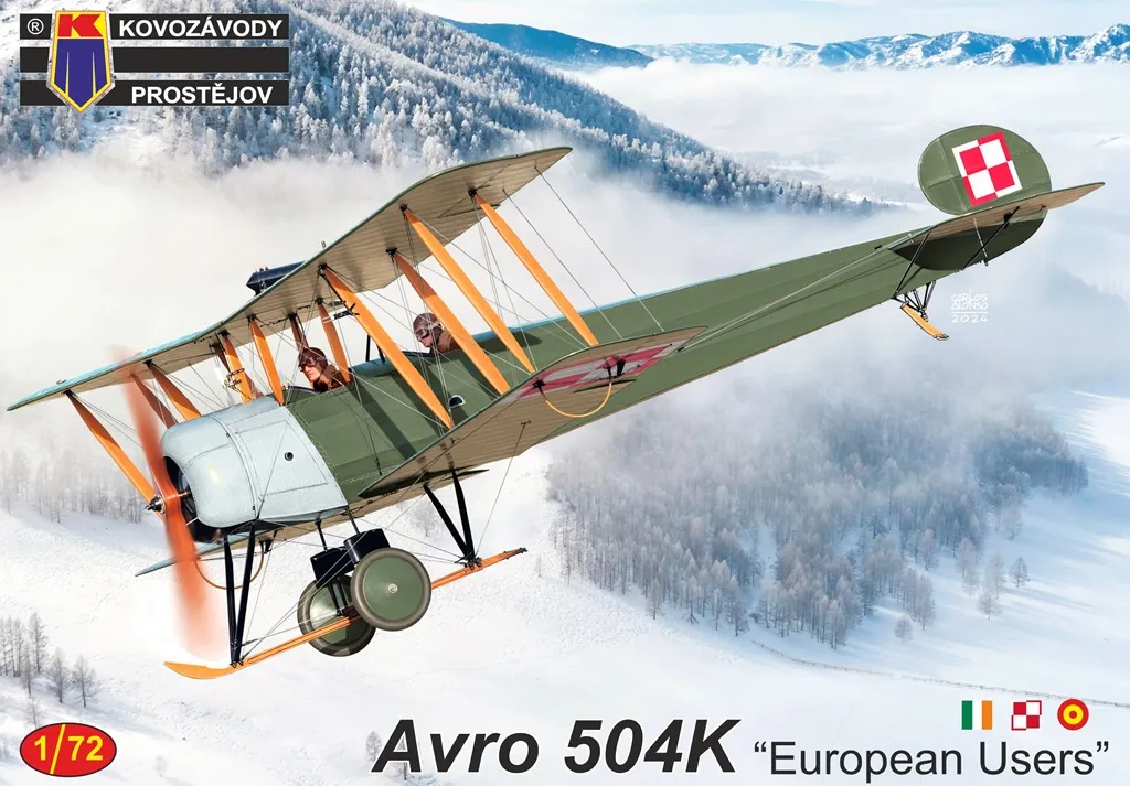 1:72 Сборная модель Avro 504K “European Users” - KPM0465