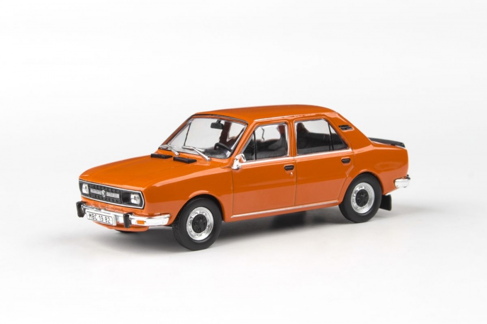 1:43 SKODA 120L 1982 - Oranžová Brilantní - - 724GS