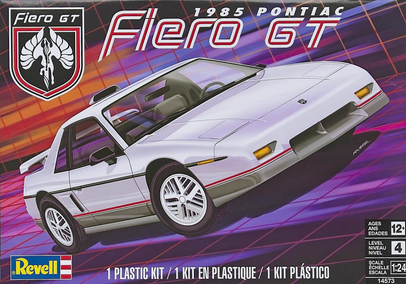 1:24 Сборная модель Pontiac Fiero GT, Level 4 (1985) - 14573