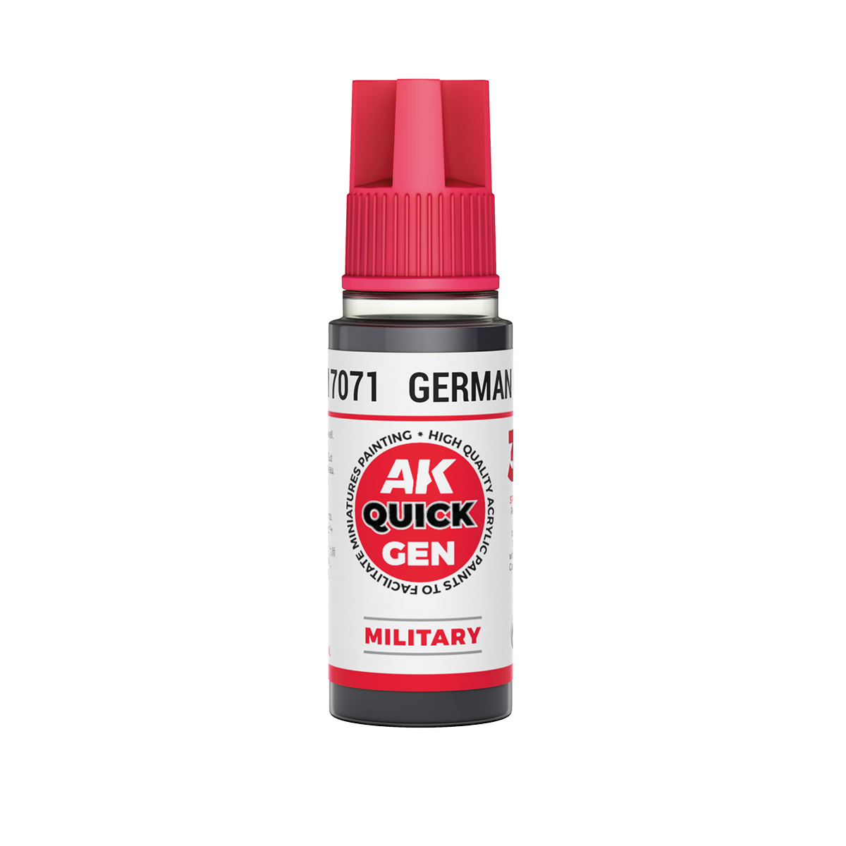 Краска акриловая QUICK GEN - Немецкий серый / GERMAN GREY, 18мл - AK17071
