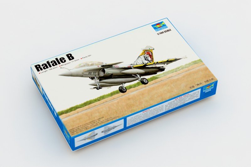 1:144 Сборная модель Французский самолет Rafale B - 03913