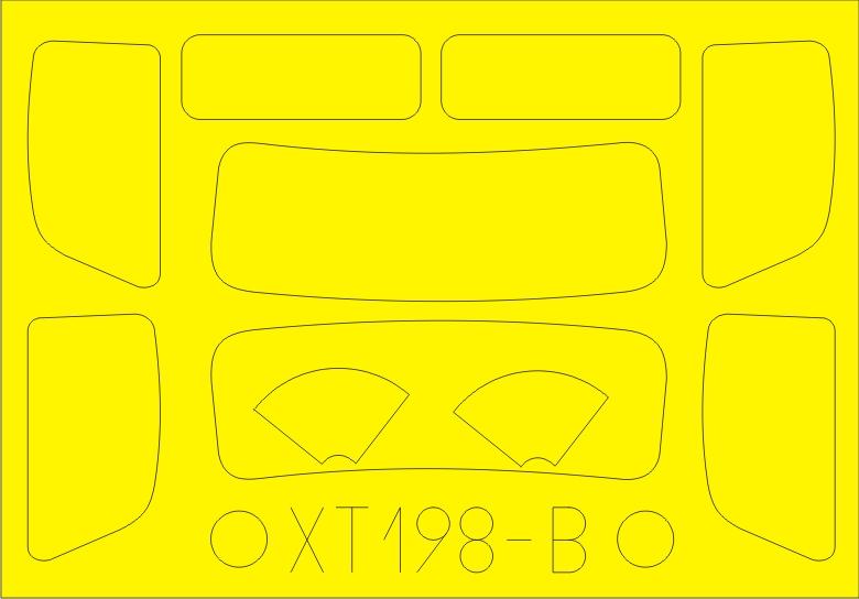 1:35 Окрасочная маска Грузовой автомобиль FORD V3000S - XT198
