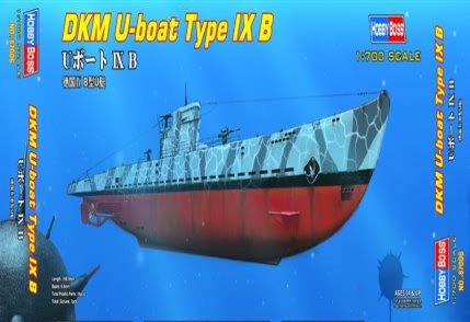 1:700 Сборная модель Подводная лодка: DKM U-boat Type B - 87006