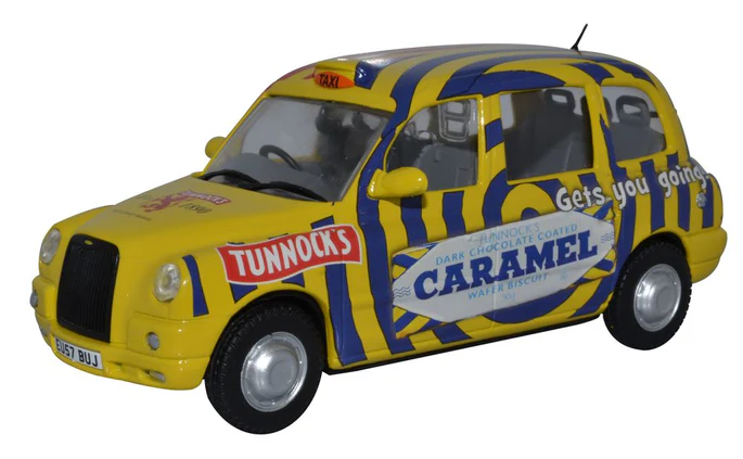 1:43 LTI TX4 Taxi Tunnocks , yellow - TX4009