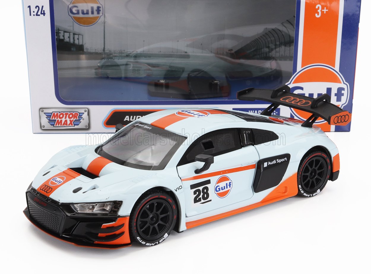 1:24 AUDI R8 Lms Gt3 N 28 Gulf Racing (2020), Light Blue Orange - 79667