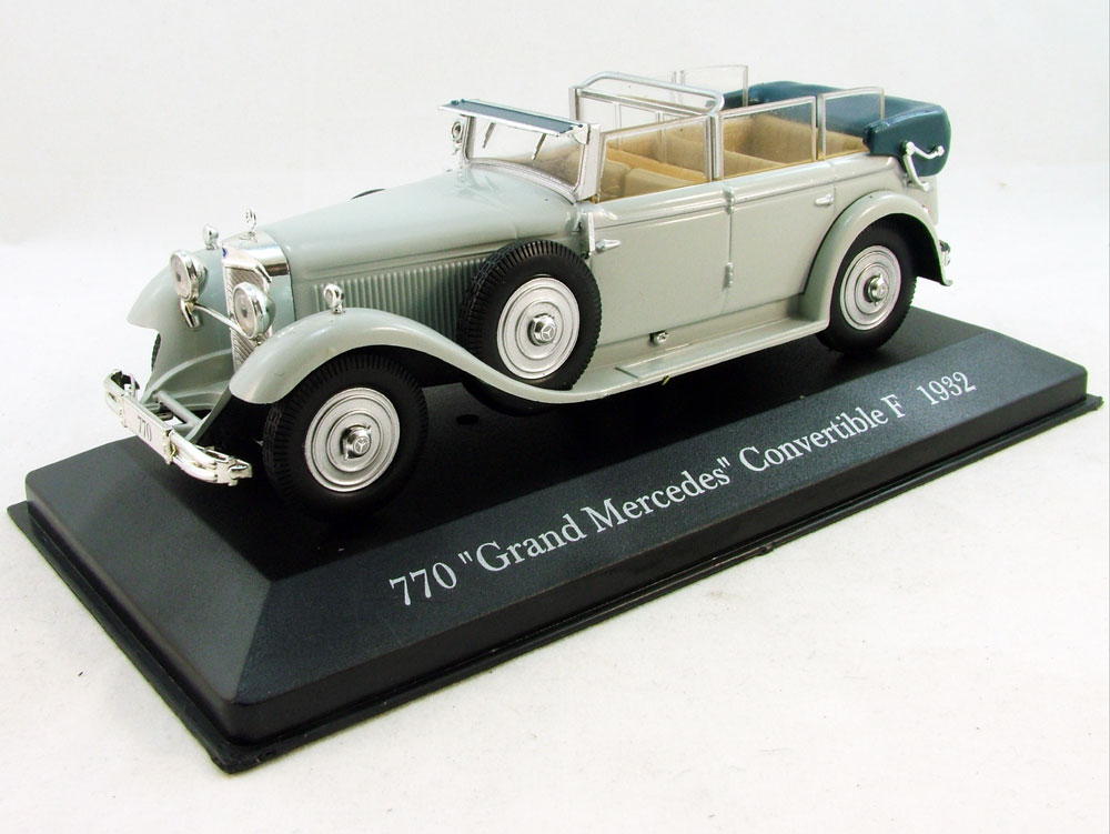 1:43 MERCEDES-BENZ 770 'Grand Mercedes' Convertible F (1932), Mercedes-Benz Offizielle Modell-Sammlung 7, дшпре идгу - MB007