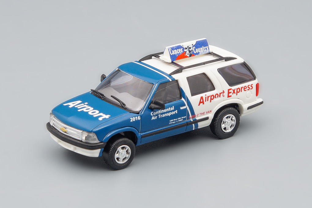 1:87 CHEVROLET Blazer '95 'Continental Air Transport/Airport Express', blue / white - 46412