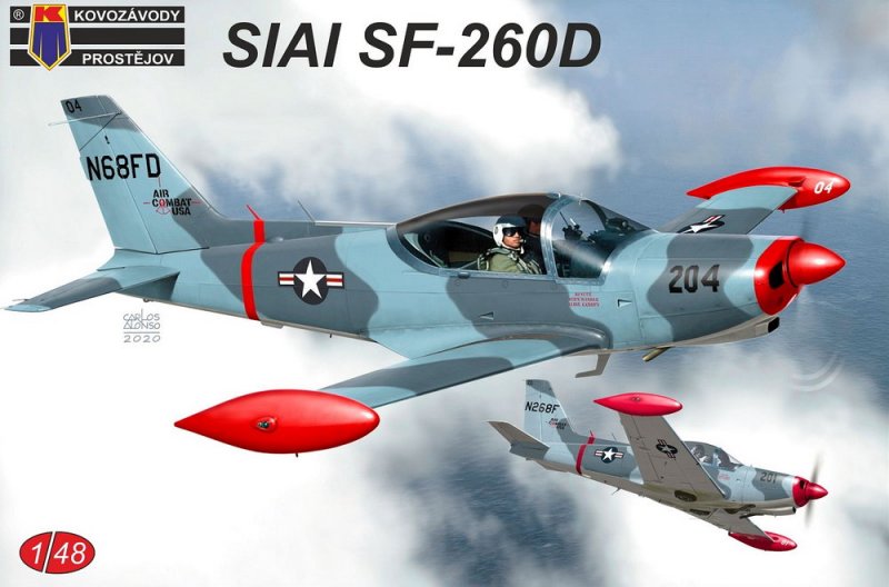 1:48 Сборная модель Самолет SIAI-Marchetti SF.260D - KPM4815