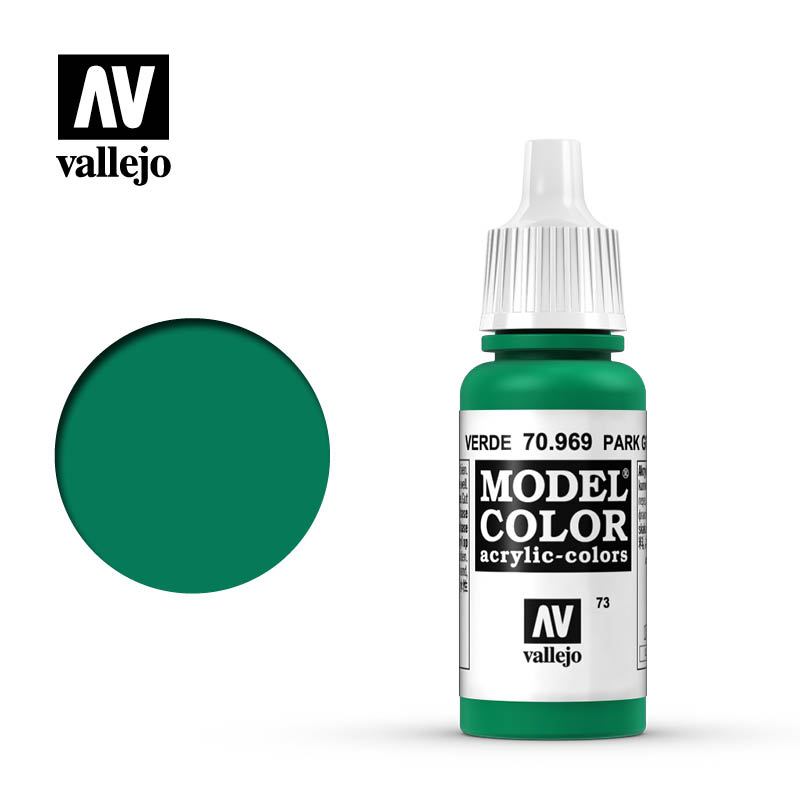 Краска акриловая `Model Color Зеленый теплый/Park green flat - 70969