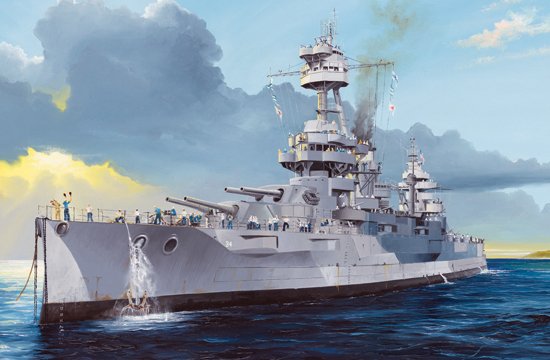 1:350 Сборная модель Корабль  USS New York BB-34 - 05339