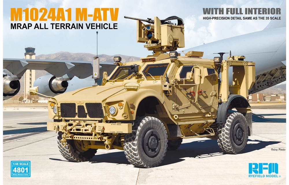 1:48 Сборная модель MRAP колесная бронемашина, вездеход - RM-4801
