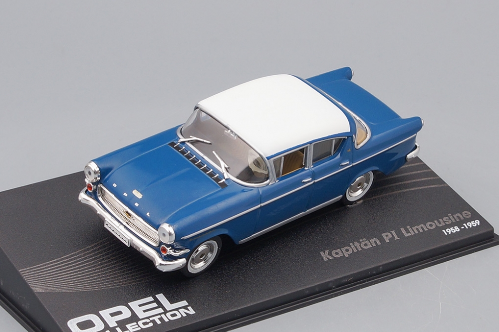 1:43 OPEL Kapitan PI Limousine (1958-1959), blue - OP03