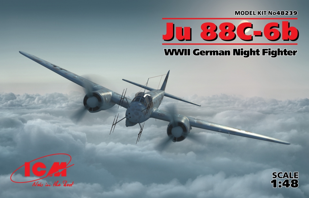 1:48 Сборная модель Ju 88С-6b, Германский ночной истребитель ІІ МВ - 48239