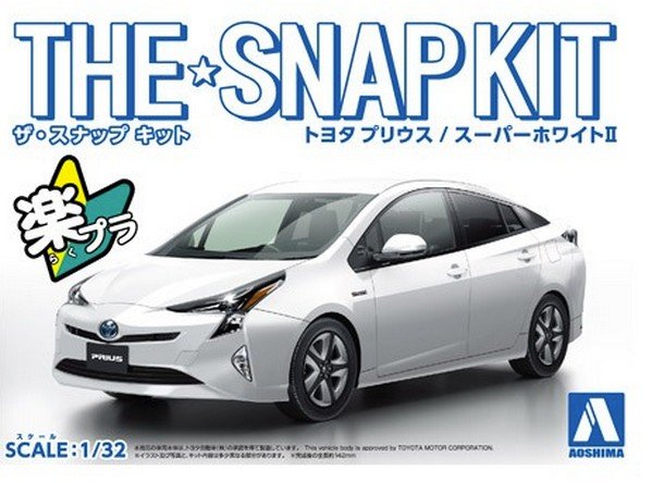 1:32 Сборная модель TOYOTA PRIUS (Super white II) - 05416