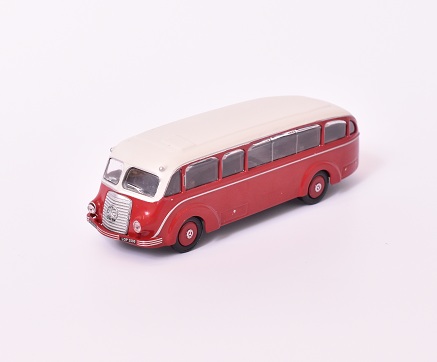 1:72 MERCEDES-BENZ LOP 3500, Kultowe Autobusy PRL 23, red / white - kulA023
