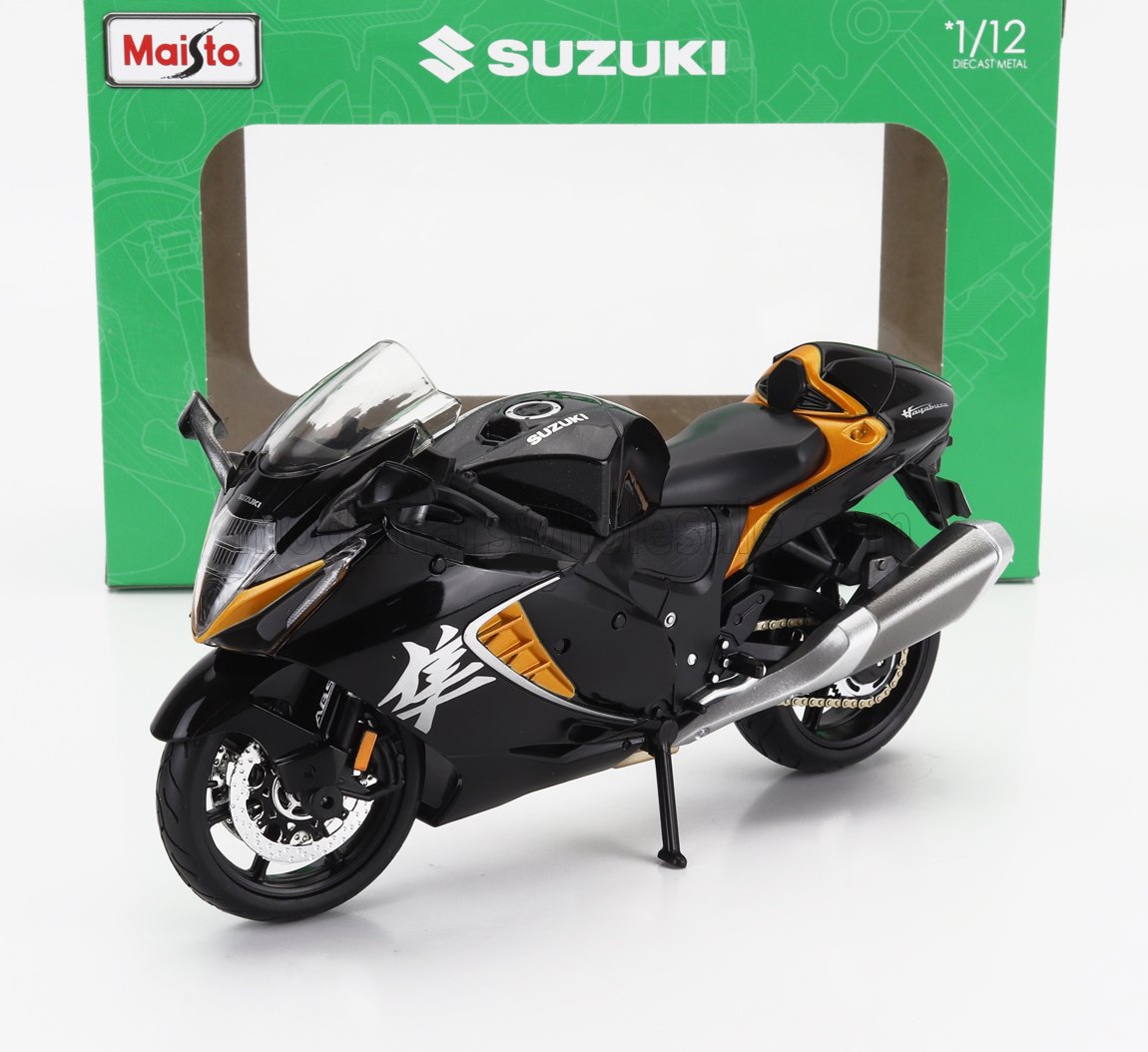 1:12 SUZUKI Hayabusa (2022), Black Orange - 32724