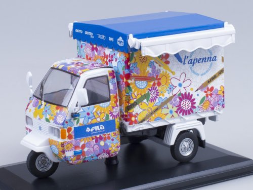 1:32 Piaggio Ape TM Apenna, 2007 белый с синим - SCNA0229