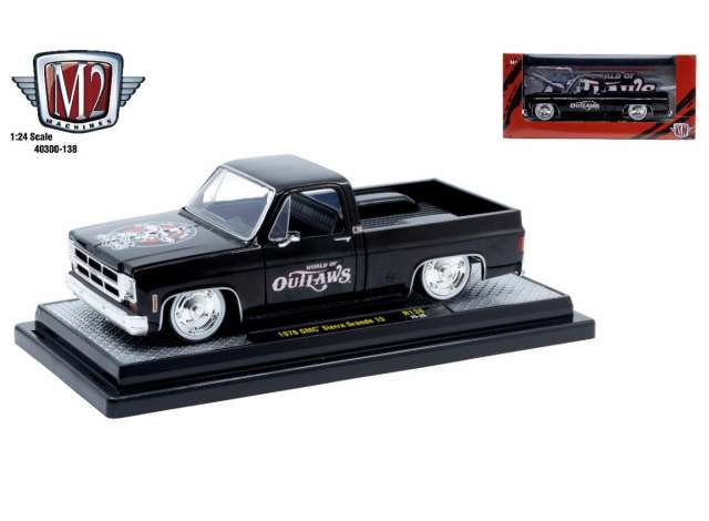 1:24 GMC Sierra Grande 15 (1976), black - 40300-138B
